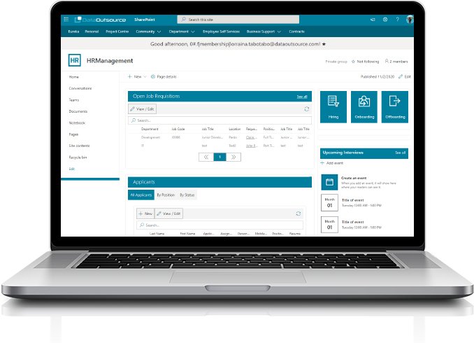 Eureka Intranet HR Addon